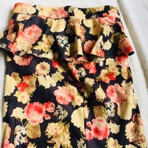 Brand New Beautiful floral print skirt